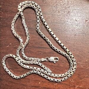 Sterling Silver Box Chain-Italy